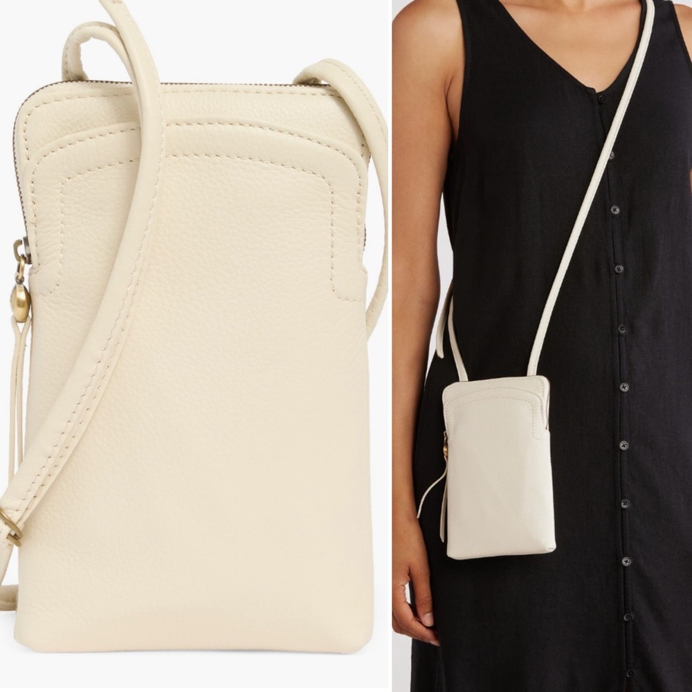 NWT HOBO Nila Phone Crossbody Bag in Ivory